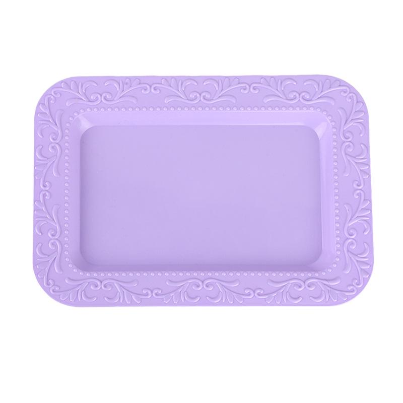 Trzypoziomowy europejski stojak na ciasto do popołudniowej herbaty - Kreatywna wielowarstwowa plastikowa taca na desery i talerz na owoce