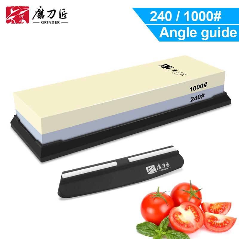 TAIDEA sharpening stone Double sided Whetstone Angle guide Kitchen Professional sharpening system knife sharpener 180-8000# TAIDEA
