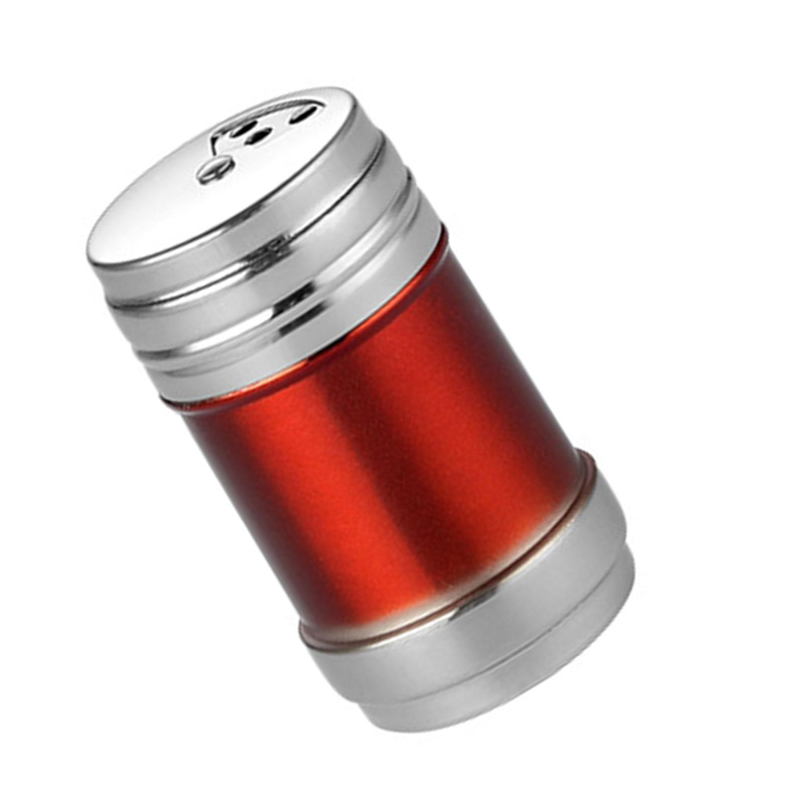 Stainless Steel Spice Jar Portable Seasoning Organizers Containers Spice Bottles with Rotating Lid for Kitchen