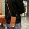Crossbody Lanyard Brieftasche Kartenhalter Handyhülle für IPhone 17 Air 16 15 Plus 14 13 12 11 Pro Max XR XS X Silikon Weiche Hülle
