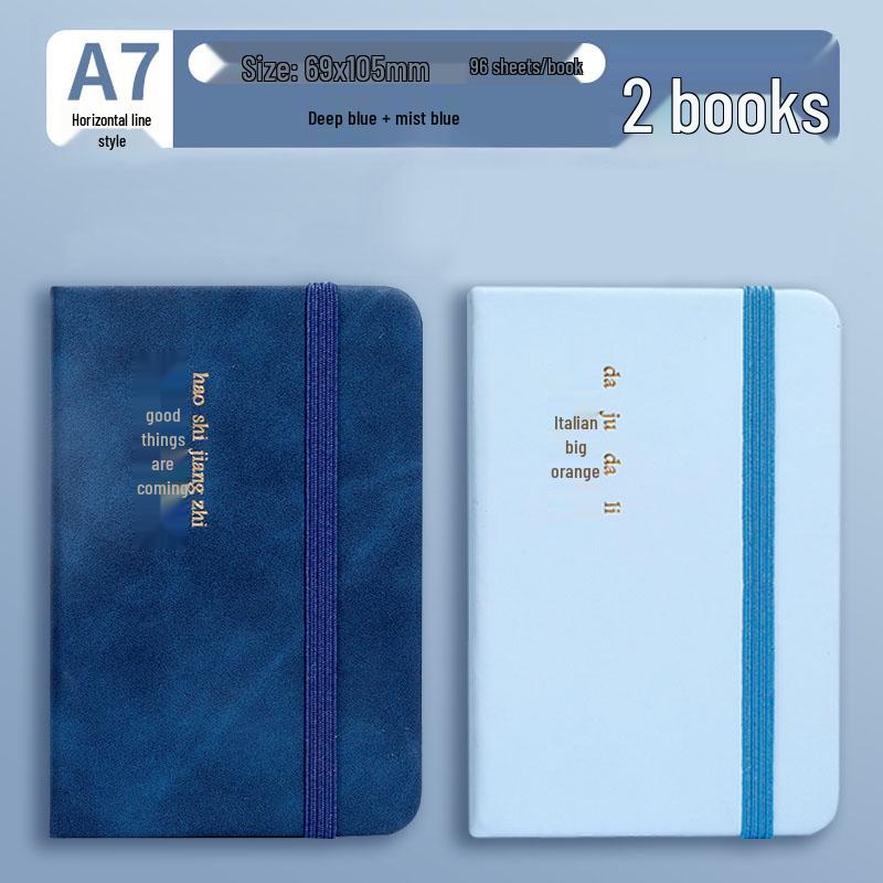 A7 Mini Pocket-Sized Notebook: Portable, Simple, and Perfect for Students