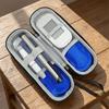 PU Insulin Cooling Bag Dust-proof Waterproof Insulin Vial Storage Case Solid Color Wear-resistant Insulin Storage Bag Outdoor
