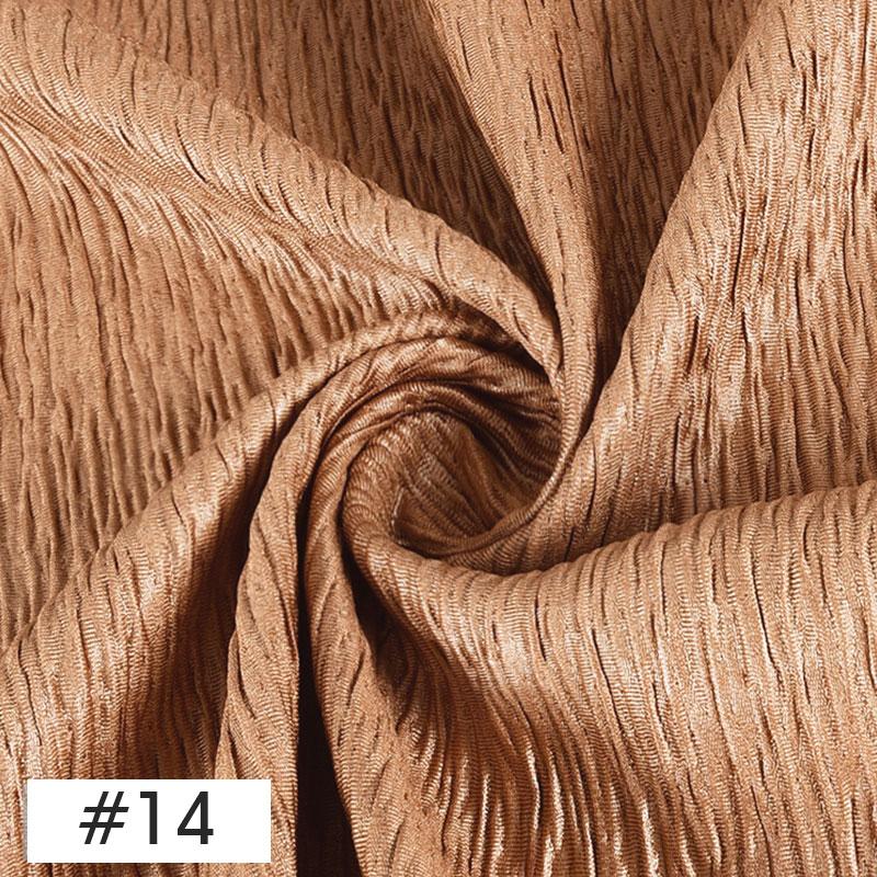 100x150cm Chic Wrinkled Design Fabric Crepe Texture Pleated Fabric For DIY Sewing Costume Car Curtain Background Decoration