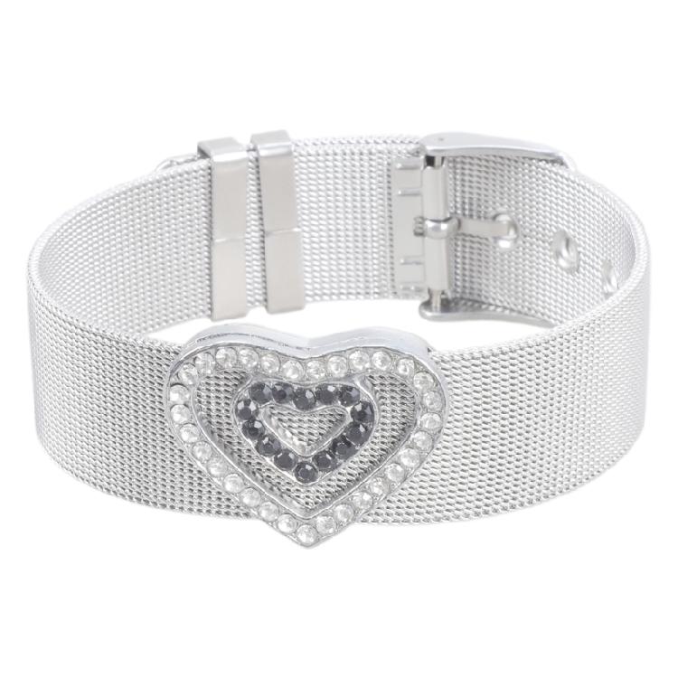 

Love Rhinestone Strap Style Design Bracelet Futuristic Temperament Hand Jewelry 1