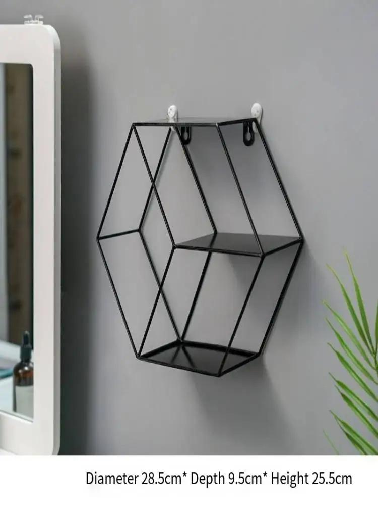 Wohnzimmer Wandregal Schlafzimmer Raum Eisen Rund Wandaufbewahrung Dekoratives Wandhängegestell Zuhause Wohnzimmer Wandaufbewahrung Regal