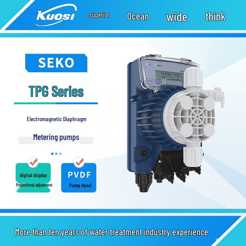 SEKO Saigao TPG600NHP0800 Electromagnetic Metering Pump with Digital Display and PVDF Dosing Diaphragm Head