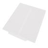 Silicone Dish Drying Mat 485x405mm Heat Resistant Non Slip Kitchen Counter Drain Pad for Home White