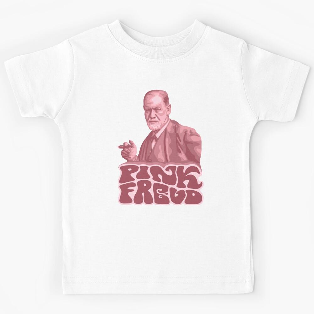 Pink Freud Portrait Kids T-Shirt 130