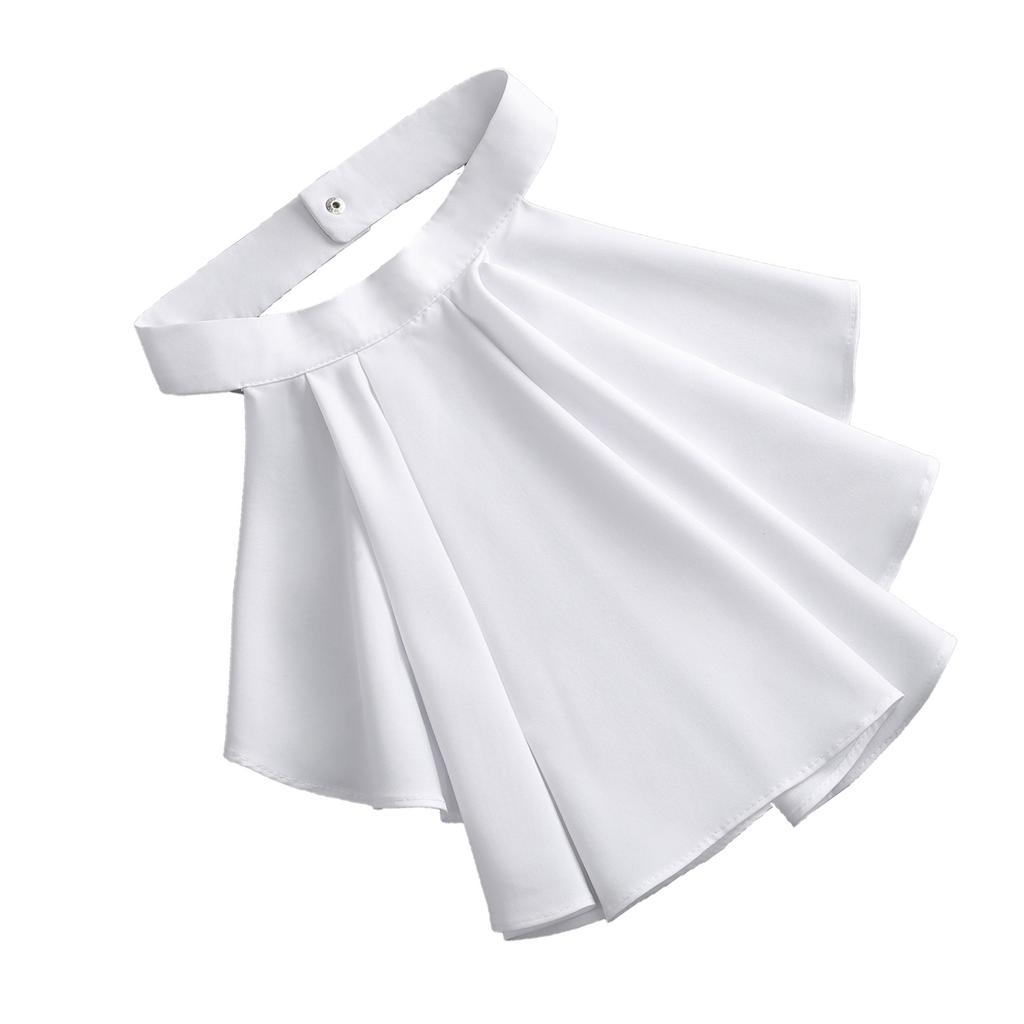 Multiuse Lace Jabot Collar Vintage Victorian Costume Collar Cosplay Accessory Decorative Neck Collar for Stage Perfomers