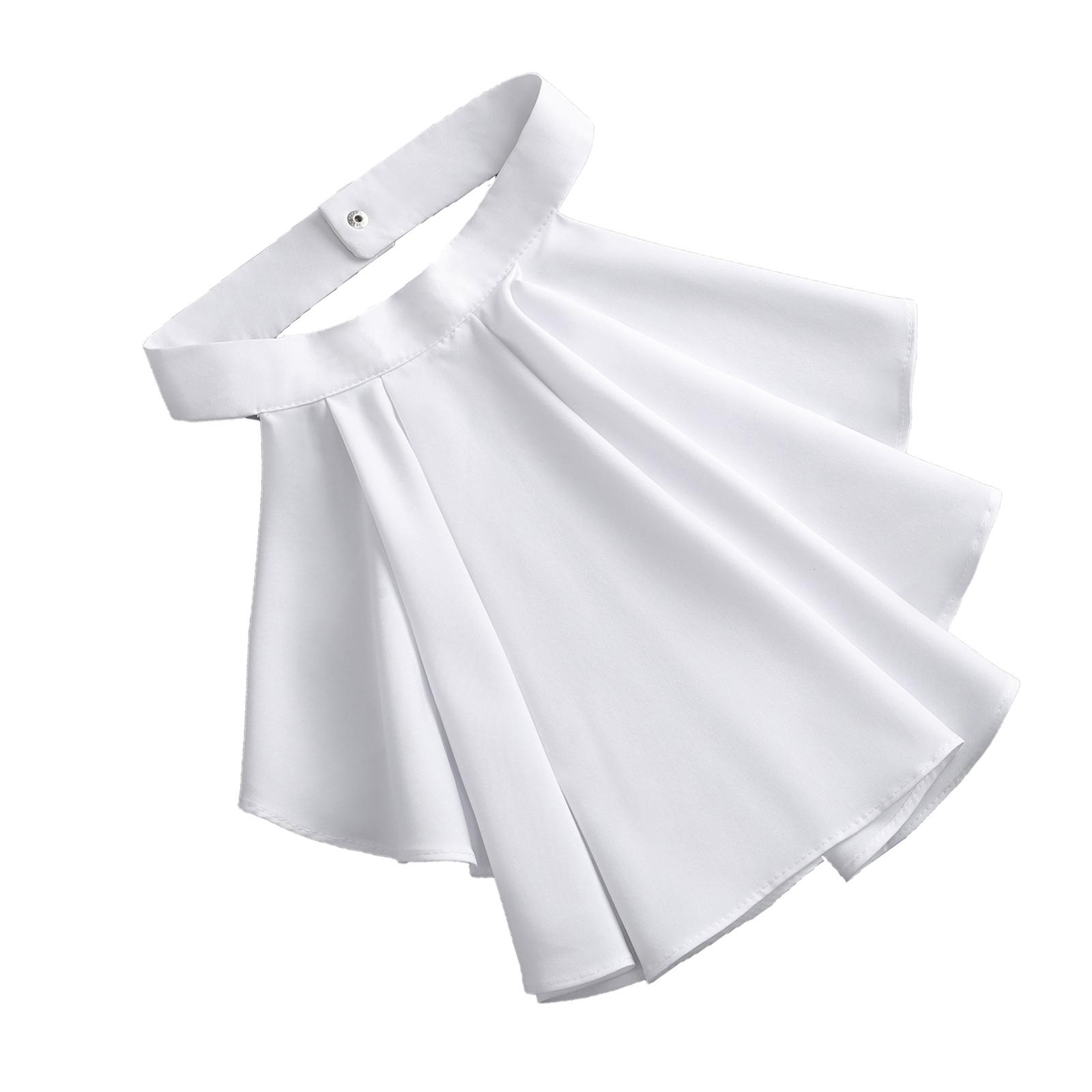 

Элегантный викторианский костюмный воротник с оборками и кружевным воротником-жабо для вечеринок на Хэллоуин, воротник для костюмированного вампира 3