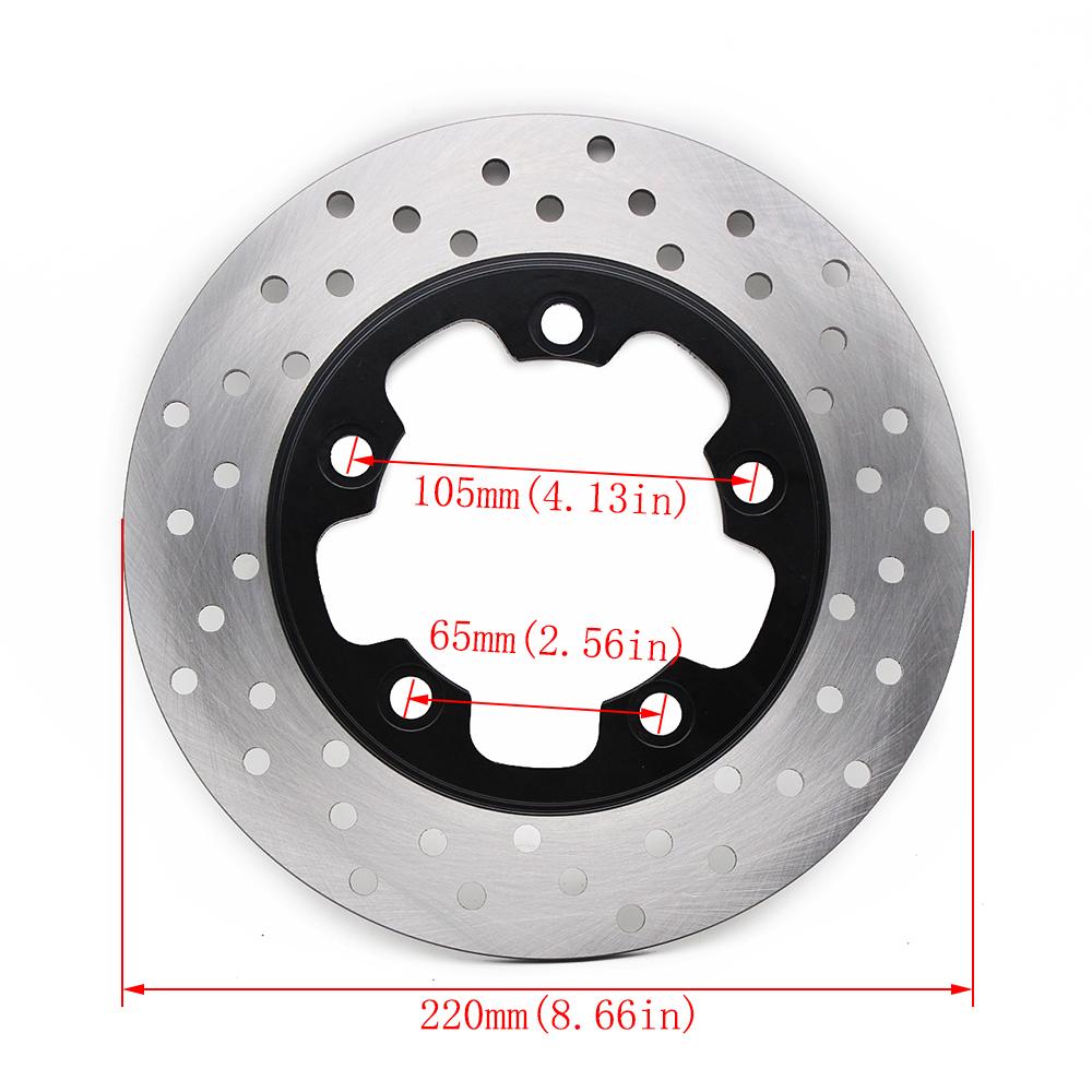 220mm 5mm Hinterrad Bremsscheibe Rotor Für Suzuki GSXR600 GSXR750 GSXR1000 GSXR1100 SV650 SV650S SV1000 SV1000S TL1000R TL1000S