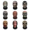 Halloween Geistergesicht 3D-gedruckte Maske Stretch-Netz Vollgesichtsmaske Schädel Kopfschmuck Lustige Party Halloween Horror Cosplay Requisiten
