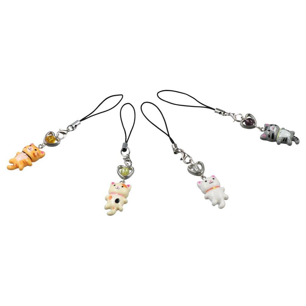 Cellphone Chain Cat Phone Strap Cat Pendant Phone Lanyard Y2K Phone Charm Backpack Ornament