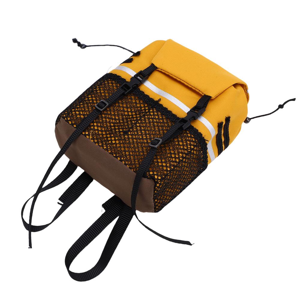 RC Simulation Backpack Fit for SCX10 1 8 1 10 RC Crawler Car Oxford Cloth RC Simulation Luggage Bag Decoration Yellow