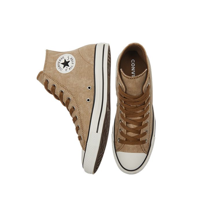 Converse Chuck Taylor All Star High Washed Canvas - Nomad Khaki Unisex Sneakers Brown Egret Terra-Taupe 171061C