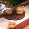 Edenus Ceramic Kung Fu Tea Set, Pumpkin Series