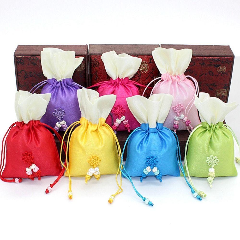 Candy Bag Chinese Style Sachet Perfume Spice Bag Tassel Small Pouch Jewelry Packaging Bag  Children