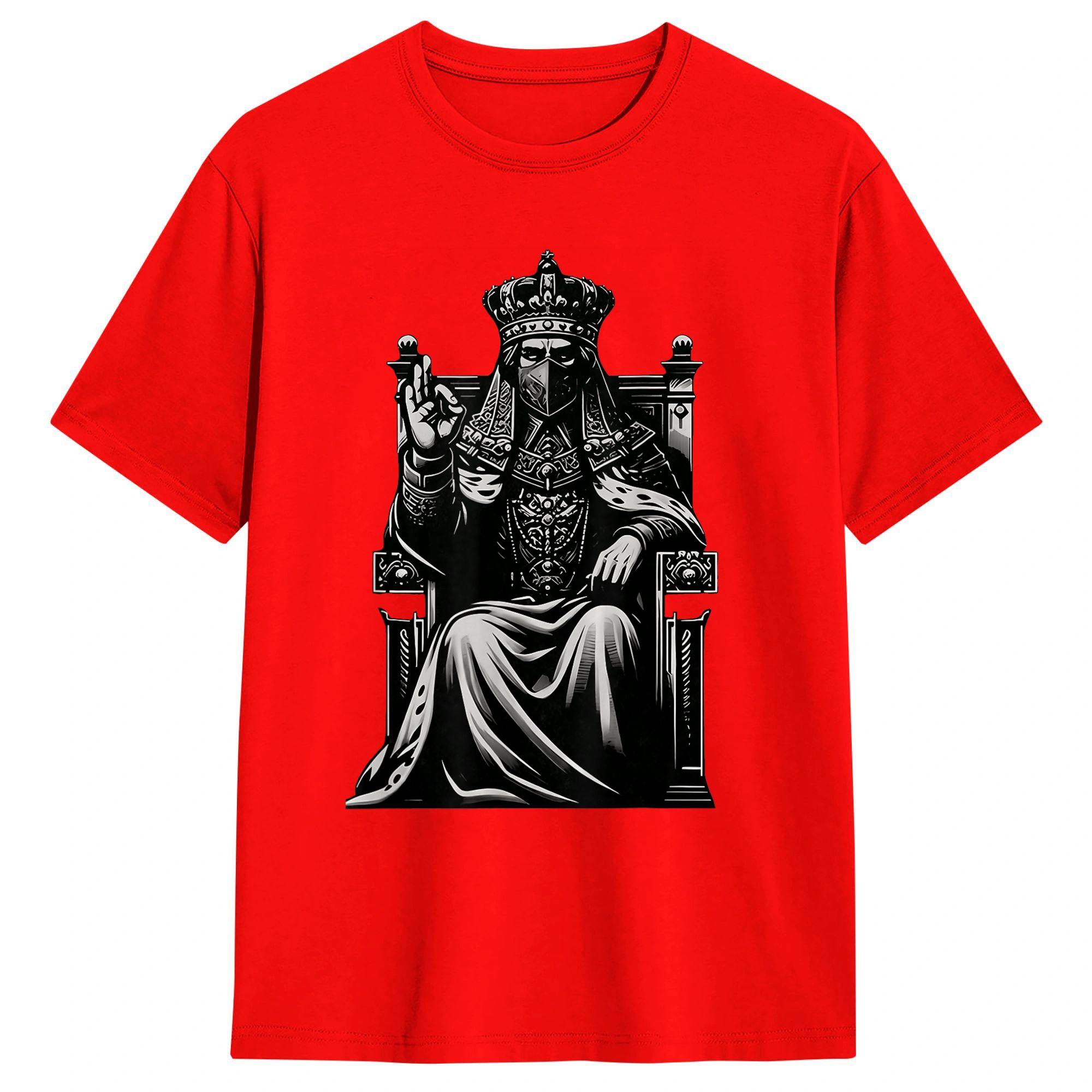Sliver Mask King Baldwin IV Meme T-Shirt Summer 100 Cotton T-Shirts For Men s Trendy Cool Casual Tee Shirt Short-Sleeve Clothes S