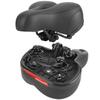 Ergonomic Mountain Bike Cushion Seats Reflective Strip Cycling Bicycle Saddle Pad Black