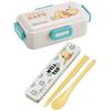 Skater Bento Box Disney Winnie the Pooh BOLD&TRU 530ml Antibacterial Fluffy Dome Lid for Women Made in Japan PFLB6AG-A