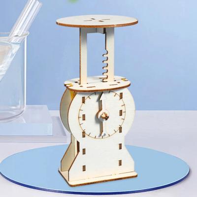 1 Set DIY Gravities Scale Model Kit Handmade Wooden Puzzle Platform Balance Building Crafts Kids STEM Educational Science Experiment Toy