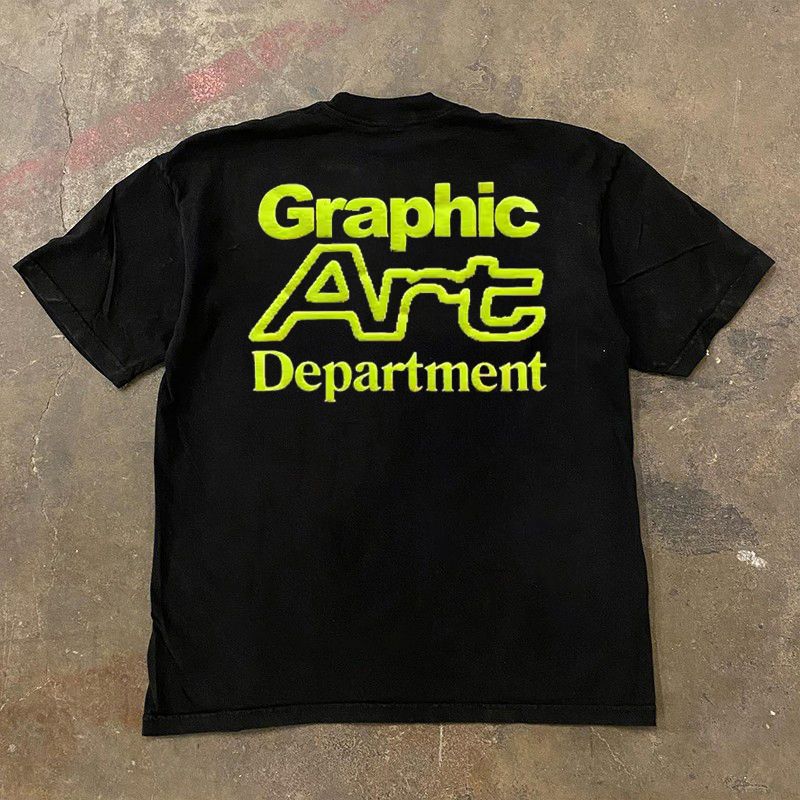 

Make Money for Charity 260G Heavy Weight Pure Cotton! Trendy Easiest for Match American Vintage Men s and Women s Short-Sleeved T-shirt Black M [260g Heavy weight pure cotton]]