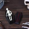 2/4Pcs Halloween Decorative Coffin Miniature Dollhouse Coffin Box Treat Coffin Prank Prop Box Model Trickery Prop Decor