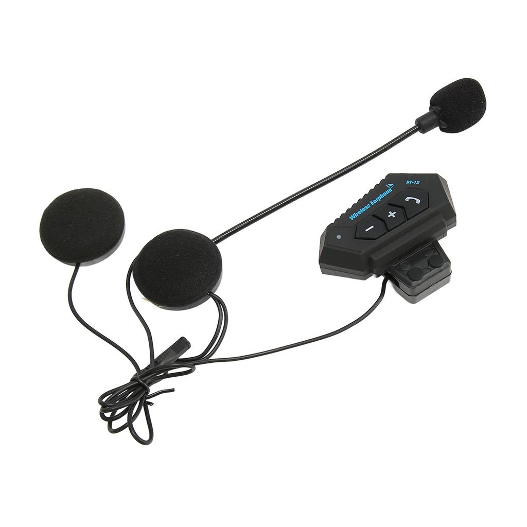 Motorcycle Helmet Bluetooth Headset Adjustable Volume Noise Reduction IP67 Waterproof Helmet Bluetoo