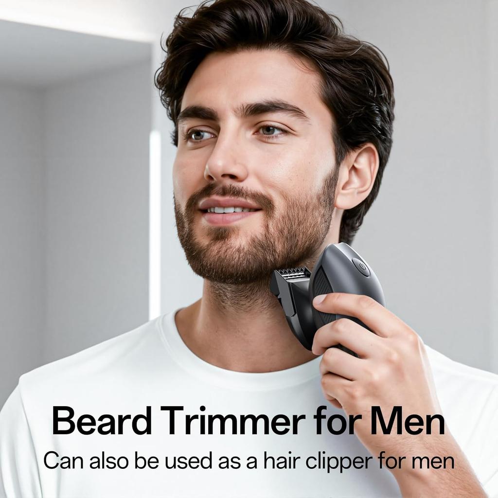 Electric Razor for Men, Head & Body Hair Shaver for Men, Cordless Rechargeable Wet/Dry Bald Head & Groin Waterproof Razor with Rotary