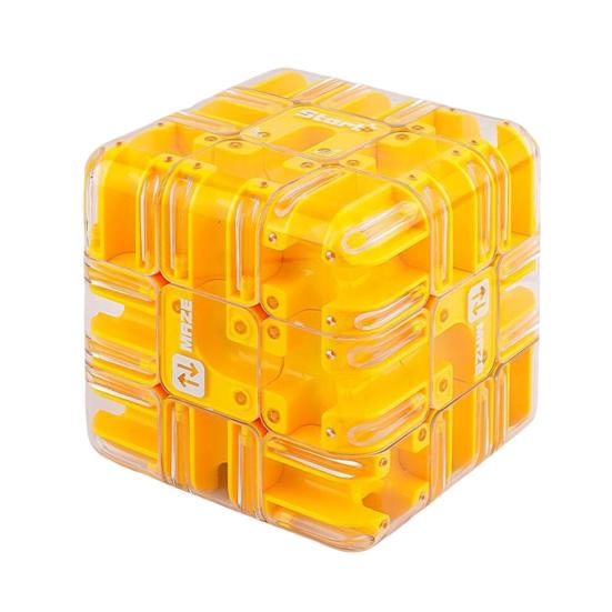 1/2Pcs 3D Puzzle Maze Cube Educational Brain Teaser Handheld Rolling Ball Maze Cube Spatial