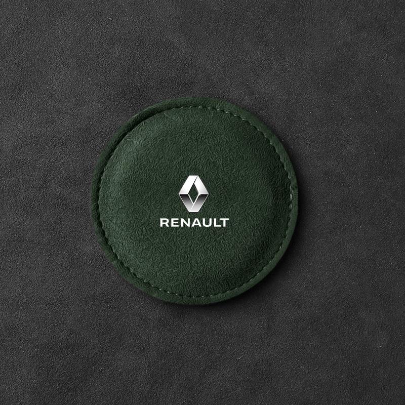 Suport de pahar auto Pad Piele PU Slot Covoraș antiderapant Pentru Renault Dacia CLIO MK3 3 III MEGANE MK2 SCENIC MK2 5