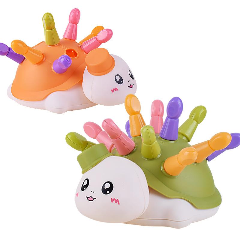 Baby Concentration Training Toy Turtle Puzzle Early Education 1-3 Years Old Children Hand-eye Coordination