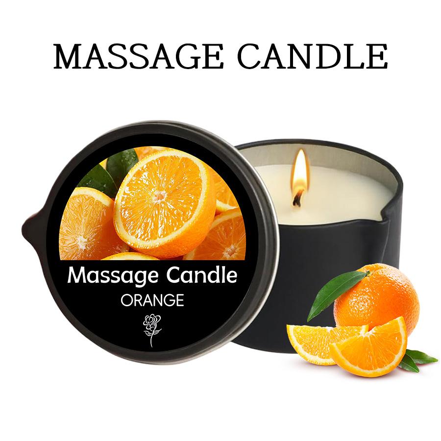 Amber Vanilla massage Candle , Soy Wax Scented Candles - Ideal for Creating Relaxing Ambience & Holiday Gifting, Gifts for Women