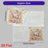 20pcs Disposable Napkins with Santa Claus Pattern Print for Wedding,Parties,and Daily Use for Thanksgiving Fall Christmas Table Decoration