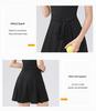 Sleeveless Polo Collar Tennis Jumpsuit: Slim-Fit Sport Skirt for Autumn/Winter