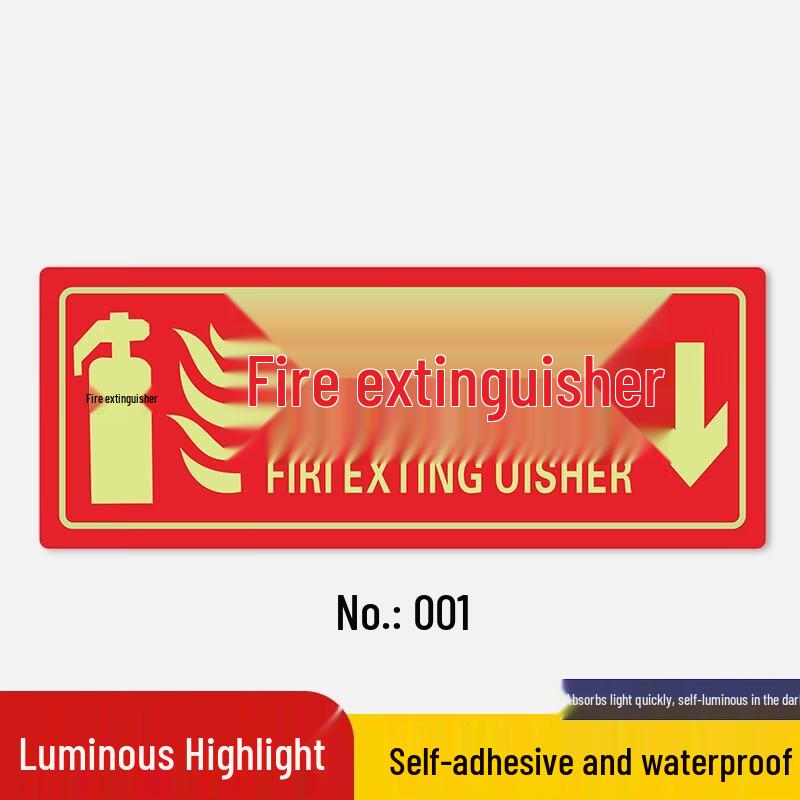 WEZHO Luminous No Smoking Sign Wall Sticker