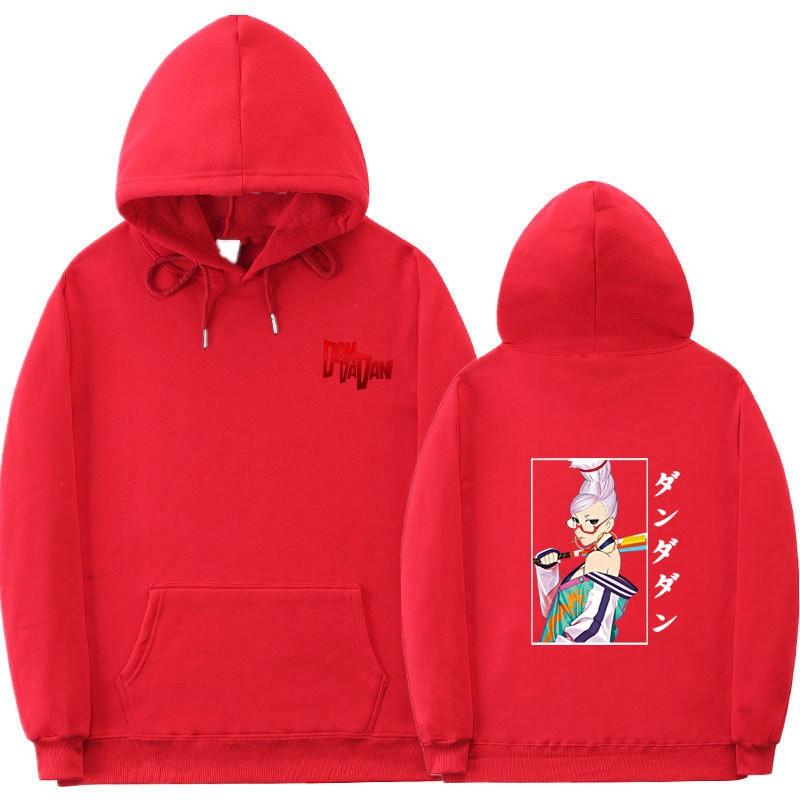 Anime-Inspired Oversized Hoodie With Ribbed Hem Unisex Sweatshirt Fall Casual Wear