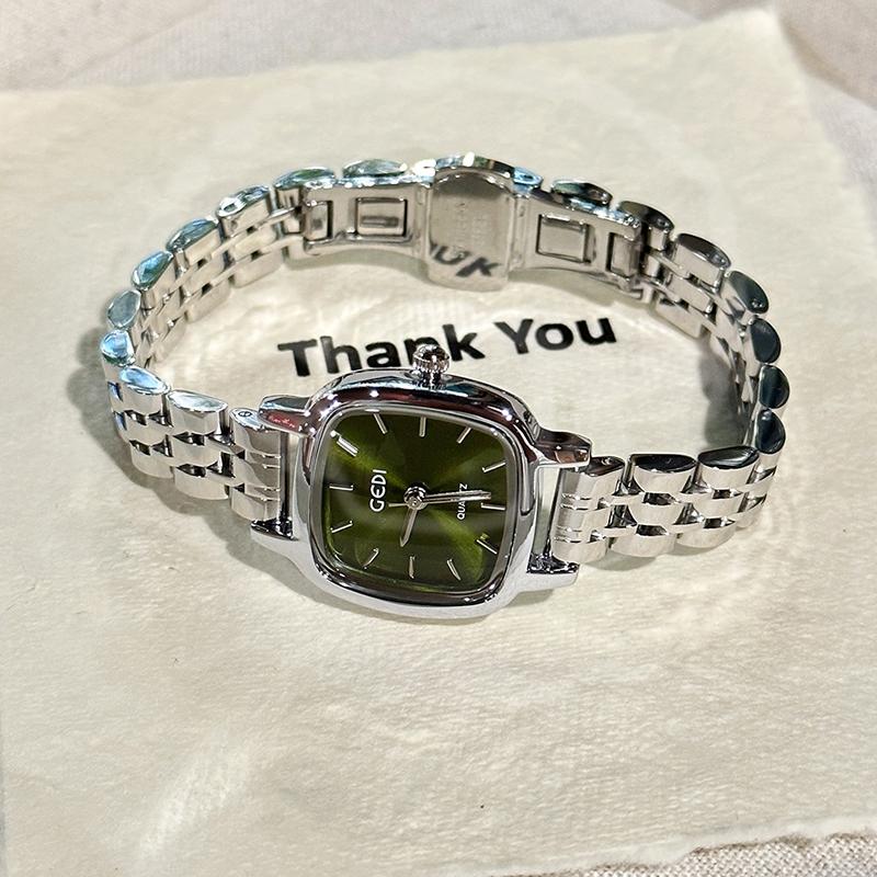 Original luxurywomen's steel belt simple temperament highendnewwomen's highend watch gift for girlfriend women's accessories
