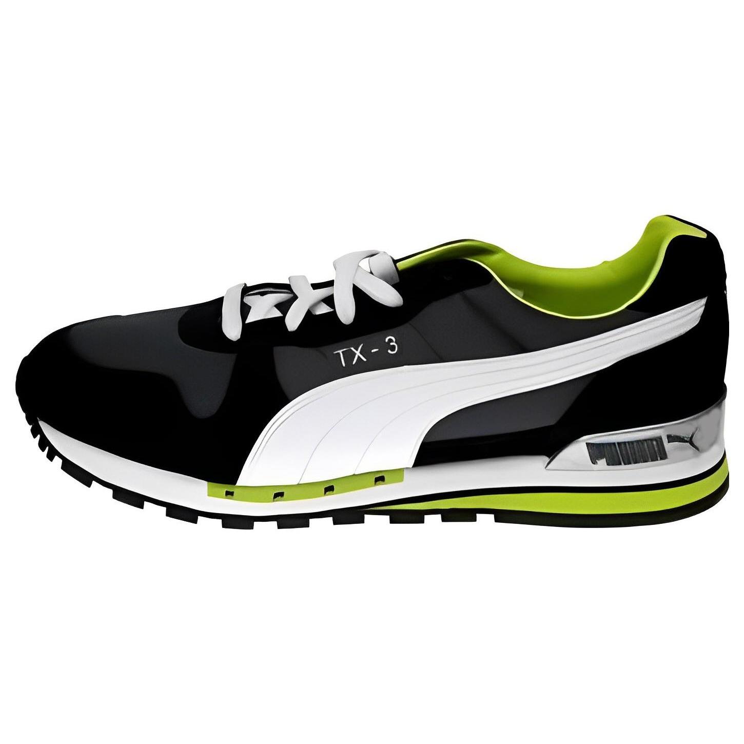 PUMA TX-3 Black Green Men s 341044-81 EU 36
