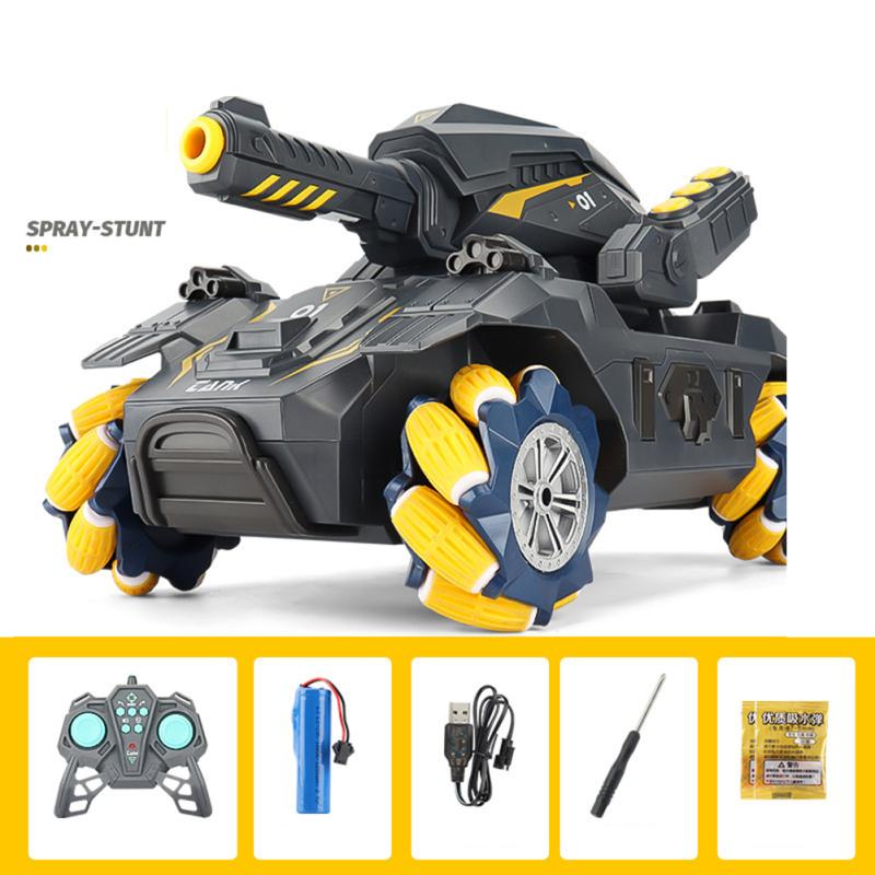 2.4g Remote Control Tank Car Gesture Sensing 360 Degree Rotation Drift Water-bomb Tank Car Toy For