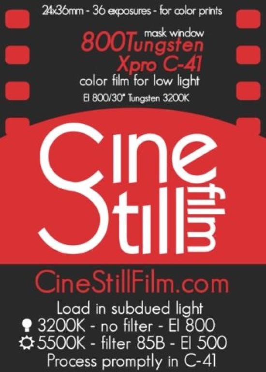 CineStill 800T Color Negative 36 3 Rolls Film, 35mm, Exposures,