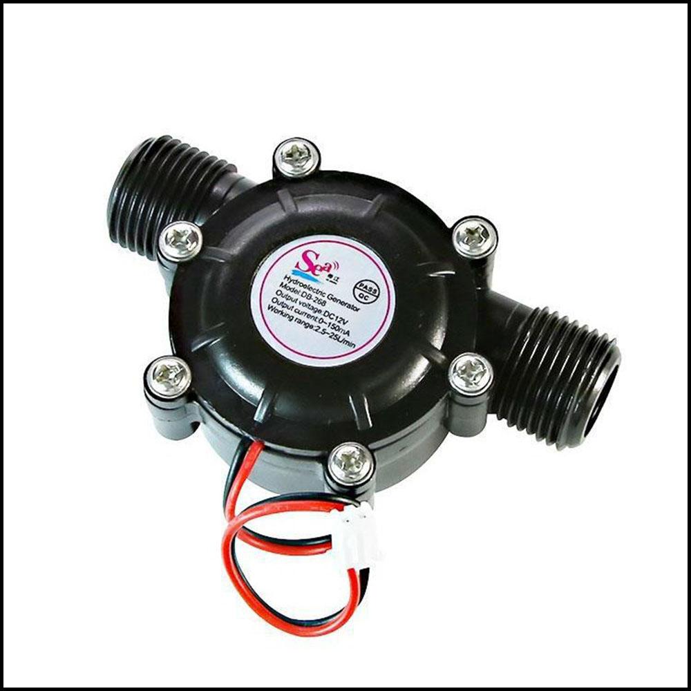 MYSN Hot 1PC 80v/12v /5V 10W DC Micro Hydro Generator Tap Water Flow Hydraulic DIY 1/2 Inch Alternative Energy Generators