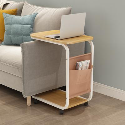 Nordic Coffee Tables Living Room Furniture Sofa Side Table Balcony Movable Small Tea Table Bedroom Cabinet Pulley Computer Table