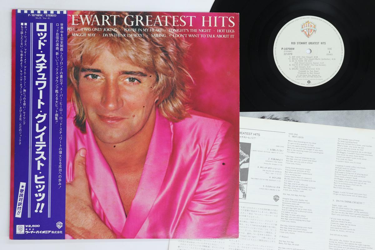 

LP Record ROD STEWART - Greatest Hits P10708W WARNER BROS 1975 Japan Obi Rock Used