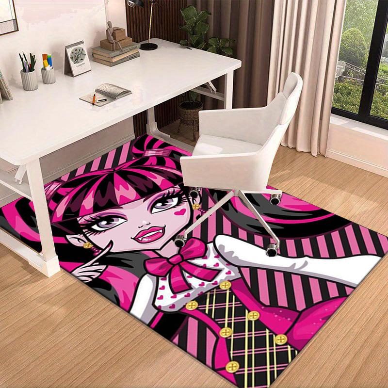 Monster-High Party Carpet, Chair Rug,Rug for Office Bedroom living rooms, Doormat decor Fan Gift Christmas Gift