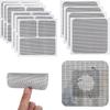 5 Stück Fliegengitter Reparaturband Fix Netz Fenster Zuhause Klebstoff Anti Mücke Fliege Insekt Mückennetz Gerissene Löcher Flicken Reparatur