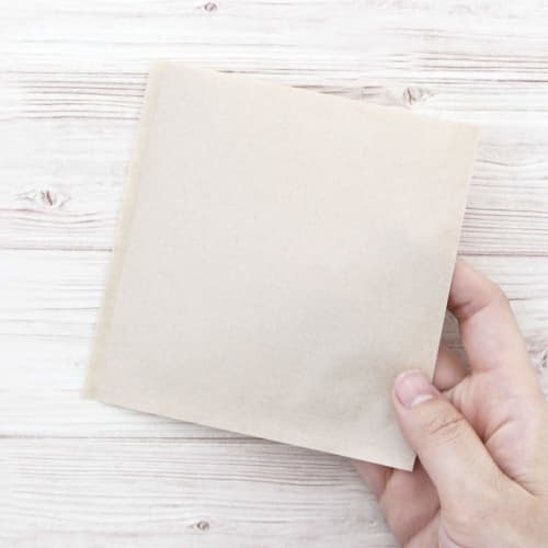 Daikoku Industrial Burger Bags, Natural, 12 x 12 cm, Plain, Unbleached, 932600, Pack of 100
