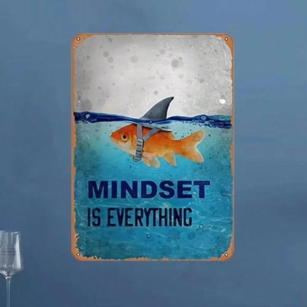 Abstract Metal Wall Art Home Decor Painting 20x30 Cm