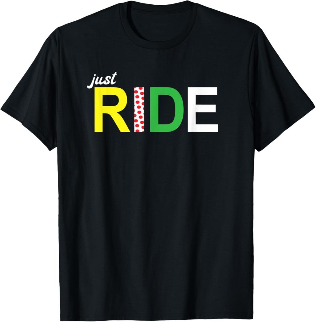 Cycling Just Ride Winner's Jersey Novelty Cycling Gift T-Shirt