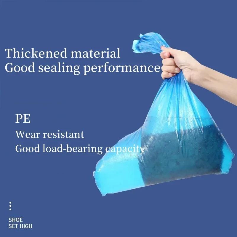 Disposable Rain Shoe Cover Waterproof and Non-slip Plastic Outdoor Thickened Wear-resistant Isolation Foot Cover Rain Proof